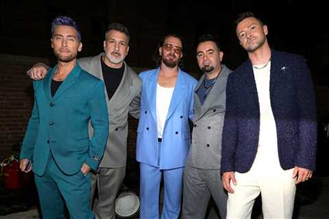 Ryan Reynolds Poses With *NSYNC at ‘Deadpool & Wolverine’ Premiere, Thanks Them for ‘Kindness,..