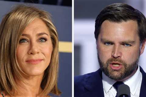 Jennifer Aniston Called Out JD Vance’s Past Comments Claiming That Women Without Kids Are..