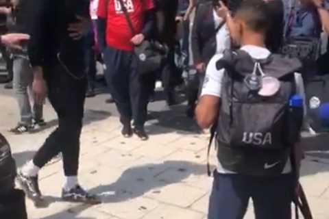 Joel Embiid heckled by fans upon arrival in Paris after Olympic flip-flop