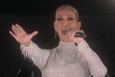 Celine Dion Chokes Up Performing at Olympics Opening Ceremony