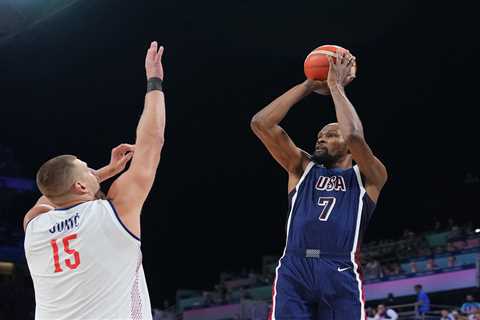 Kevin Durant powers Team USA to Olympics-opening win over Nikola Jokic, Serbia