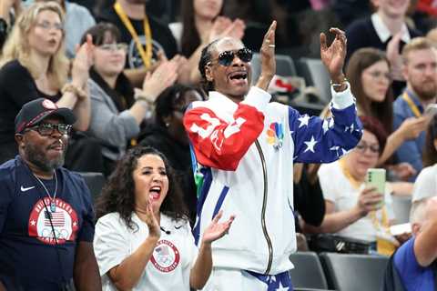 Snoop Dogg Steps Out in Custom Gold Skechers to Cheer on Team USA at Olympics: ‘All Gold Everything’