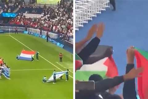 Pro-Palestine Protesters Chant 'Heil Hitler' at Israel's Olympics Soccer Match