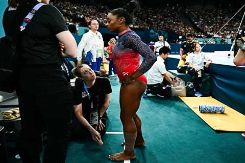 Simone Biles comes up just short of gold in floor routine as Olympics ends in heartbreak