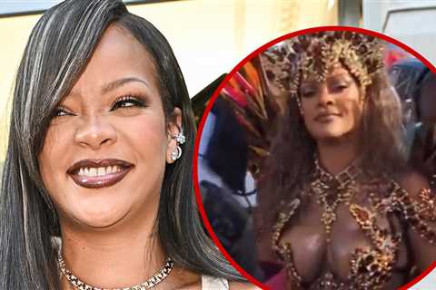 Rihanna Spreads Wings at Crop Over Carnival in Barbados