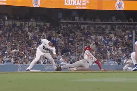 Dave Roberts rips umpires for ‘egregious’ call as Dodgers implode in Phillies loss