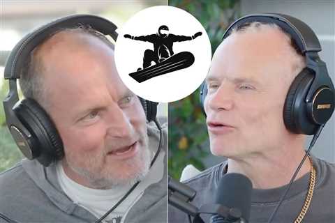 Flea Recalls Naked Snowboarding + Near Brawl With Woody Harrelson