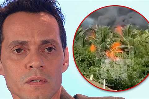 Marc Anthony's Dominican Republic House Catches Fire, Caught on Video