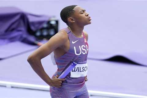 Team USA barely avoids track disaster after 16-year-old Quincy Wilson’s awful relay start