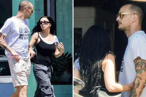 Charli XCX Gets Touchy Feely With Fiancé George Daniel On Lunch Date