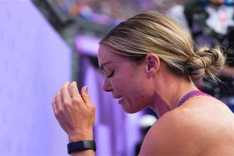 Chari Hawkins shares heartbreaking video after brutal Olympics heptathlon moment