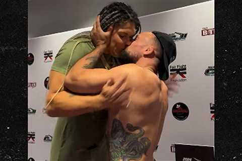 Australian Grappler Craig Jones Kisses Female Opponent During Weigh-In