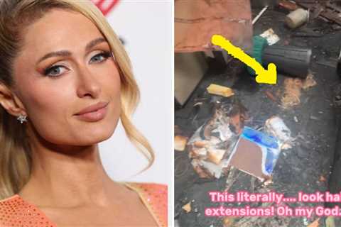 Paris Hilton Shared The Devastating Aftermath From Her Trailer Burning Down On The Set Of New Music ..