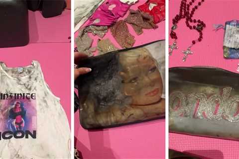 Paris Hilton Documents Charred Personal Items After Trailer Fire