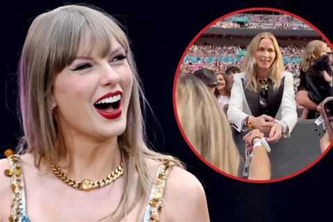 Emily Blunt Trades Friendship Bracelets at Taylor Swift's Final Wembley Show