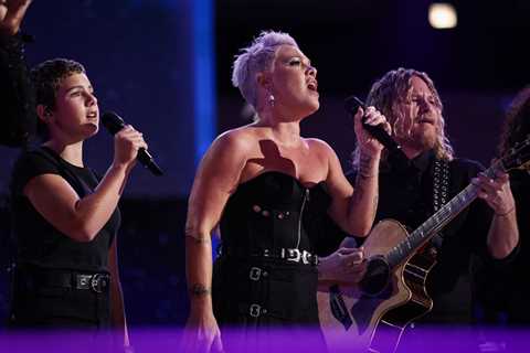 P!nk Asks ‘What About Us’ in Moving 2024 DNC Performance With Daughter Willow