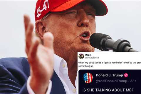 Donald Trump's Response To Kamala Harris's DNC Speech Is Now A Viral Meme