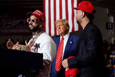 Anuel AA & Justin Quiles Endorse Donald Trump at Pennsylvania Rally: ‘The Best President the World..