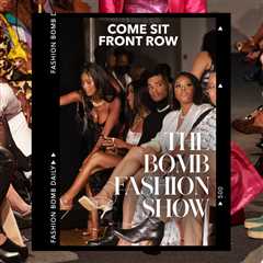 You Can Sit  With Us! Save the Date for The Bomb Fashion Show 2025!