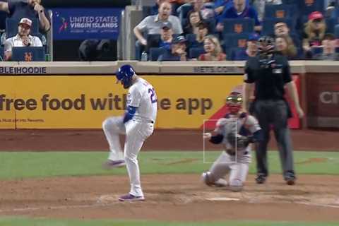 Mets’ Pete Alonso snaps bat over knee after third strikeout in brutal night at plate