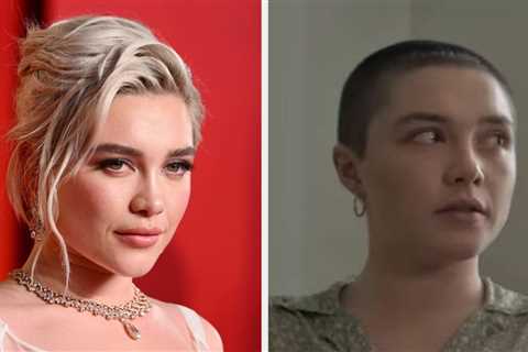 Florence Pugh Opened Up About Shaving Her Head For “We Live In Time” And Addressed “Weird” Rumors..