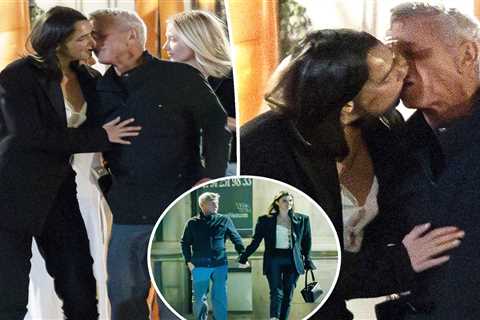 Sean Penn, 64, kisses actress Valeria Nicov in Spain