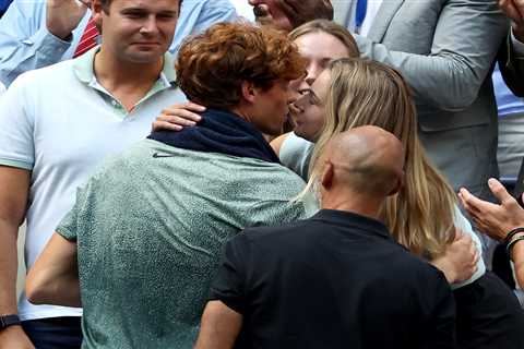 Jannik Sinner kisses Anna Kalinskaya at US Open after ‘disgusting’ Nick Kyrgios comment