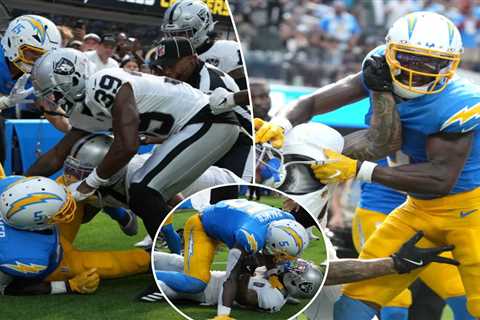 Two players ejected after sparking heated Chargers, Raiders brawl