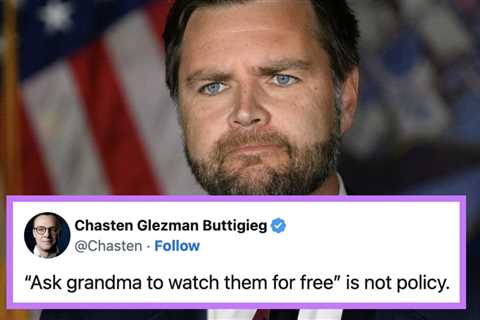 J.D. Vance Is Receiving Backlash For Suggesting The Way To Lower Childcare Costs Is To Have Grandma ..