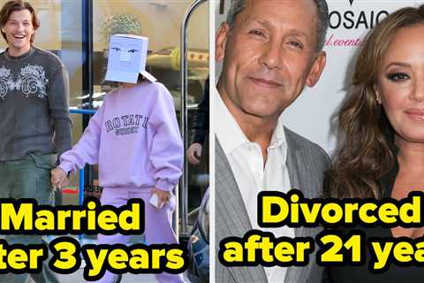 7 Famous Couples Who Called It Quits And 11 Who Got Married This Summer