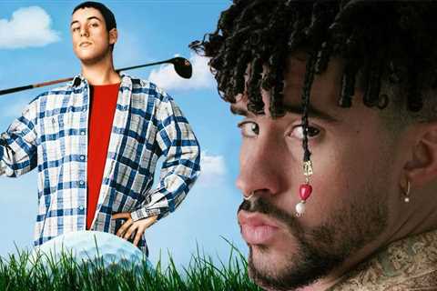 Bad Bunny joins Adam Sandler on the green for Happy Gilmore 2