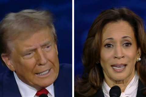 Trump Repeatedly Rips Biden at Debate, Harris Reminds Him He’s Running Against Her