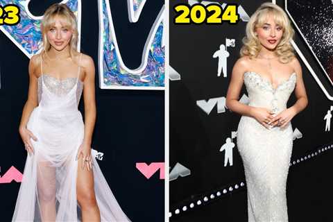 I'm Genuinely Curious If You Prefer These Celebs' 2023 Or 2024 VMAs Look Better