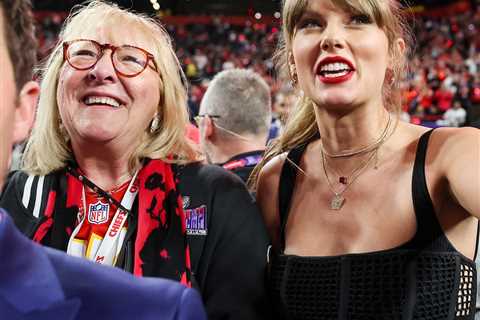 Donna Kelce Has a Hat Bearing Tributes to Taylor Swift & Travis Kelce