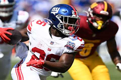 Giants’ Devin Singletary focusing on ending concerning fumble woes: Letting ‘my guys down’