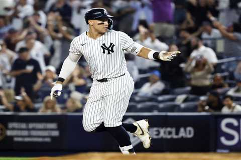 Aaron Judge up to 58 home runs after fifth straight game with a long ball