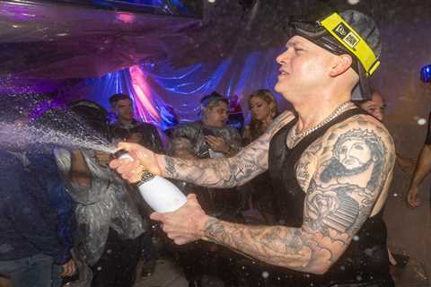 Yankees ‘party hard’ in wild champagne celebration after AL East clincher