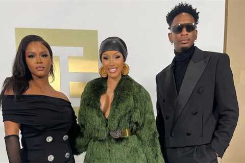 Paris Fashion Week: Fashion Bomb CEO Claire Sulmers Posed with Cardi B and Stylist Kollin Carter at ..