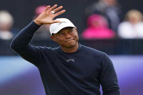 Tiger Woods accused of using ‘unlawfully hijacked’ logo for new clothing brand