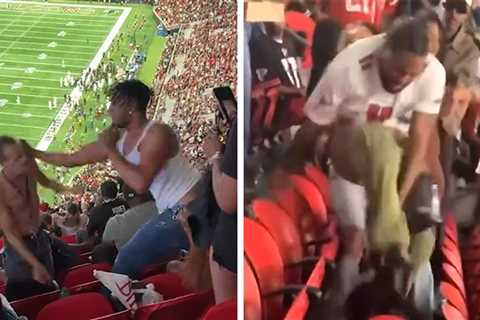 Atlanta Falcons Fan Stomps On Man's Head In Violent Fight At Saints Game