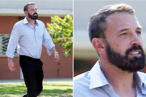 Ben Affleck Steps Out With Dyed Beard Amid Jennifer Lopez Divorce