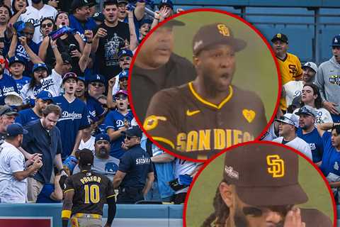 Dodgers Fans Delay NLDS Matchup After Throwing Stuff At Padres Players