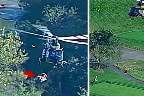 Kayakers Stranded in Raging River Airlifted in Daring Rescue on Video