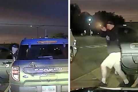 Shotgun-Wielding Suspect Shot Dead After Firing at Cops in Pursuit on Camera