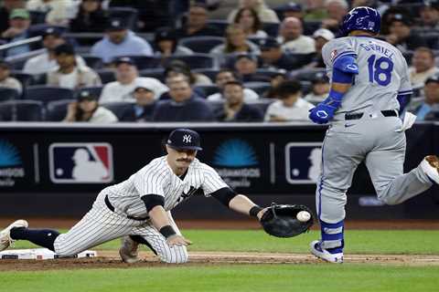 Yankees not ready to say who will start at first base in Game 3