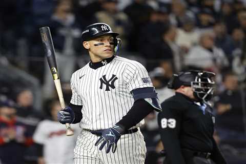 Aaron Judge’s playoff funk continues in growing Yankees concern