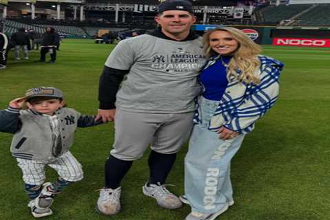 Carlos Rodón takes in Yankees’ ALCS win with wife Ashley and kids: ‘Next stop, World Series’