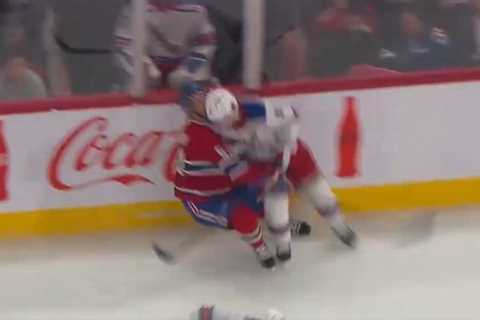 Rangers captain Jacob Trouba’s monster hit infuriates Canadiens: ‘Head shot’