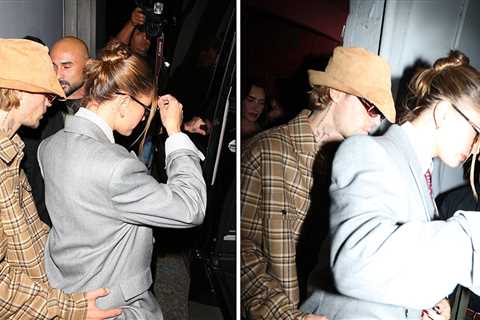 Justin Bieber Photographed Grabbing Hailey's Butt at Party in L.A.