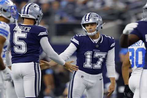 Cowboys kicker Brandon Aubrey misses practice for this unusual reason